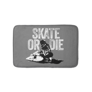 Skate Or Die (Hockey) Bath Mat