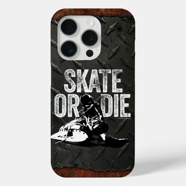 Skate Or Die (Hockey) Case-Mate iPhone Case (Back)
