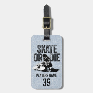 Skate Or Die (Hockey) Luggage Tag