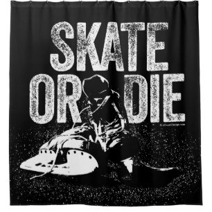 Skate Or Die (Hockey) Shower Curtain
