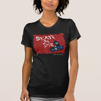 Skate Or Die Ladies Twofer Sheer (Fitted) T-Shirt