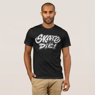 Skate or Die - Retro Typography T-Shirt