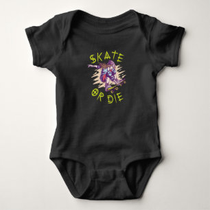 Skate or die Skateboarder Girl Baby Bodysuit