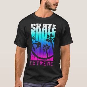 Skate Or Die Skateboarding Street Extreme Attitude T-Shirt