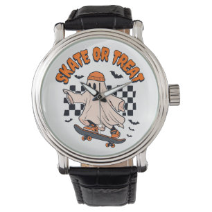 Skate or Treat Ghost Halloween Watch