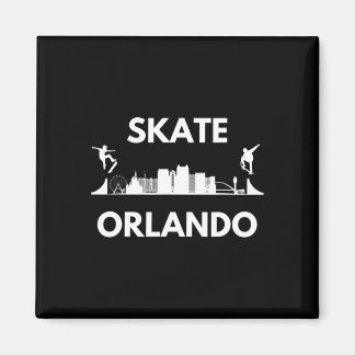 Skate Orlando Fl Skateboarding Fans Orlando Skylin Magnet