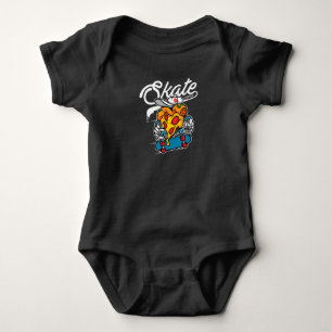 Skate Pizza Baby Bodysuit