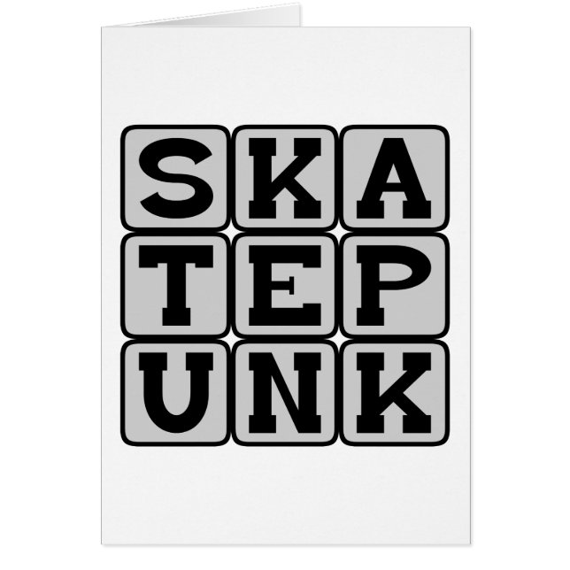 Skate Punk, Music Genre (Front)
