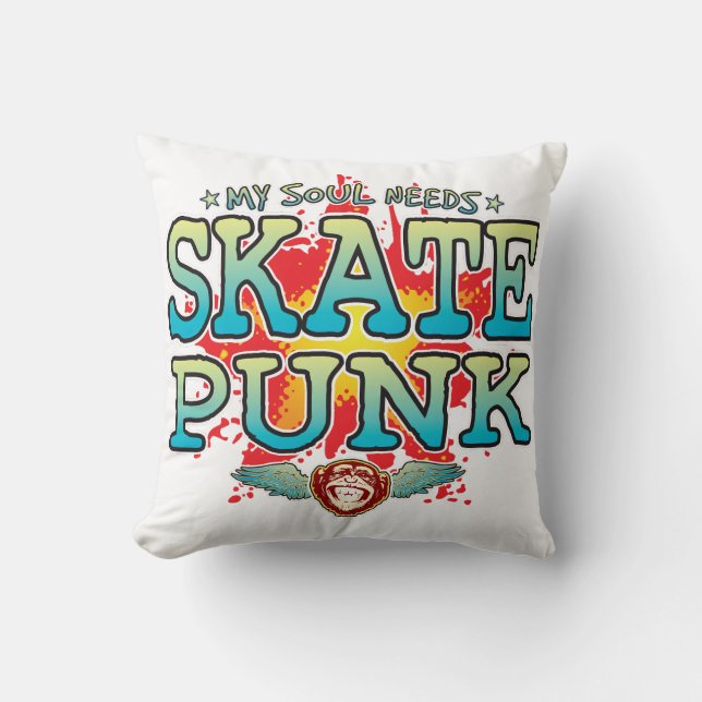 Skate Punk Soul Cushion (Front)