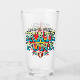 Skate Punk Soul Glass Tumbler