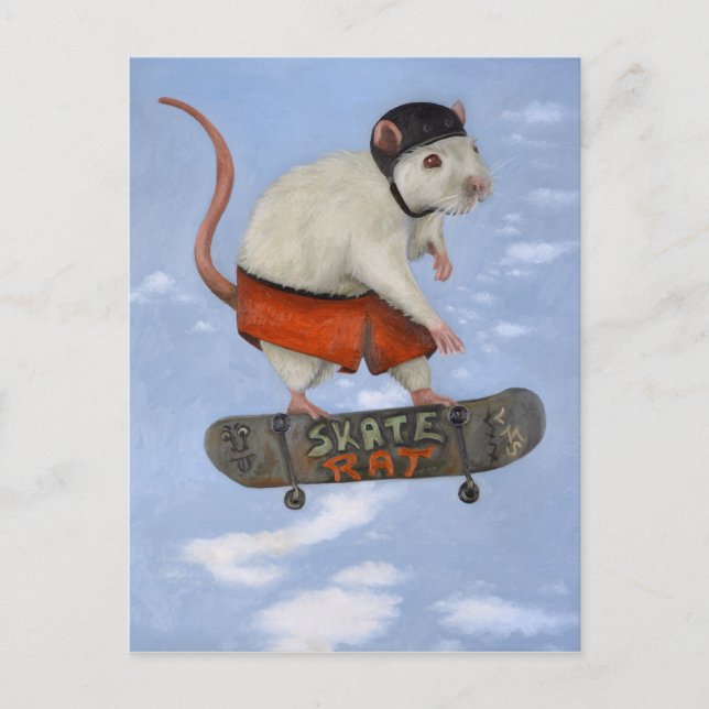 Skate Rat Postcard (Front)