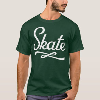 Skate Retro World Swirl Skating T-Shirt
