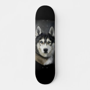 Skate Robusto Dog Siberian Husky Table Skateboard