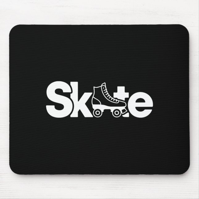 Skate Roller Skate Roller Skating Roller Skater  Mouse Mat (Front)