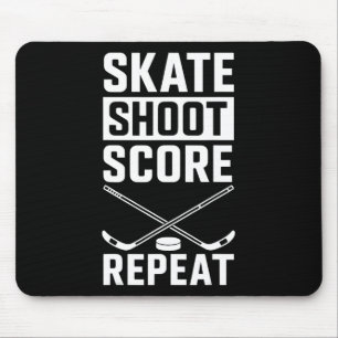 Skate Shoot Score Repeat _2 Mouse Mat