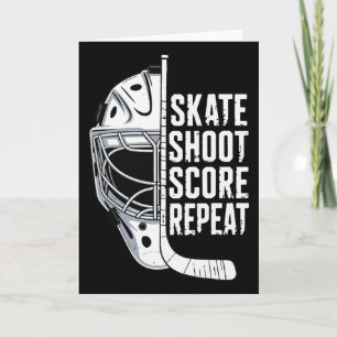 Skate Shoot Score Repeat Card