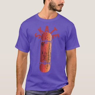 Skate Skateboard Deck Retro T-Shirt