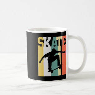 Skate Skateboard Skateboarder Skateboarding Retro Coffee Mug