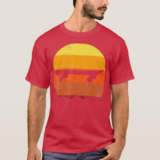 Skate Skateboard Skateboarding Retro Vintage Gift T-Shirt