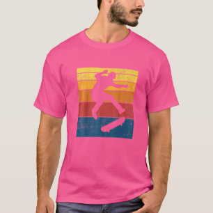 Skate Skateboard Skateboarding Retro Vintage T-Shirt