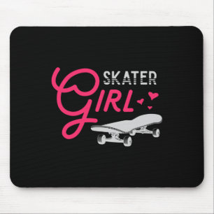 Skate Skateboarder Women Girls Skater Girl Skatebo Mouse Mat