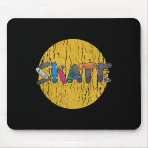 Skate Skateboarding Skateboard Mouse Mat