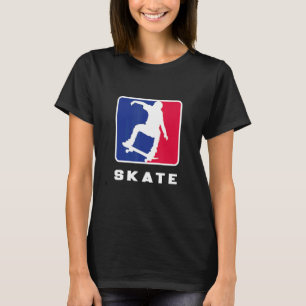Skate Skateboarding Skater Board American Halfpipe T-Shirt