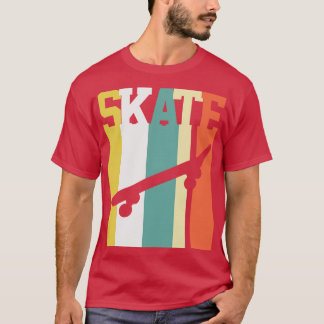 Skate Skater Skateboard Retro T-Shirt