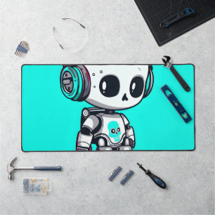Skate SkullBot Desk Mat