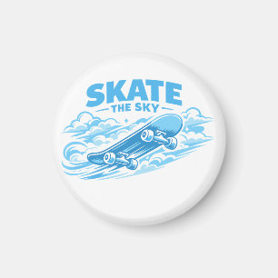 Skate The Sky – Blue Drift Magnet