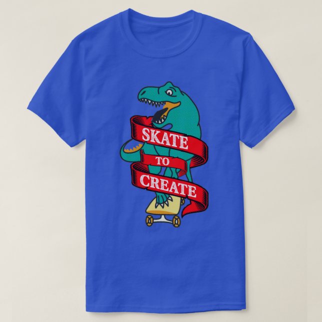 Skate To Create Original Design T-Shirt (Design Front)