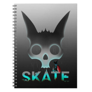 Skate Urban Graffiti Cool Cat Notebook