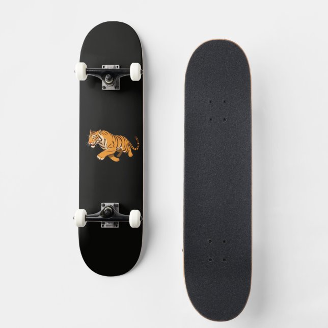 Skate Vibes Tiger Skateboard (Front)