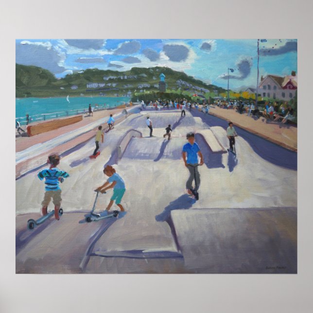 Skateboaders Teignmouth 2012 Poster (Front)