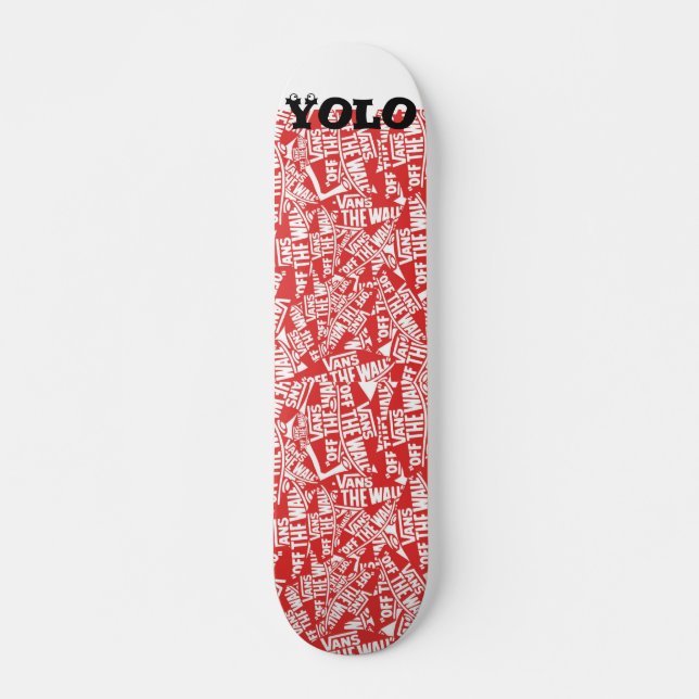 Skateboard, 7¾" Deck Vans Yolo Skateboard (Front)