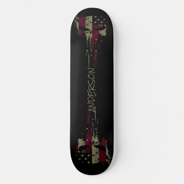 skateboard AMERICA GRUNGE   (Front)