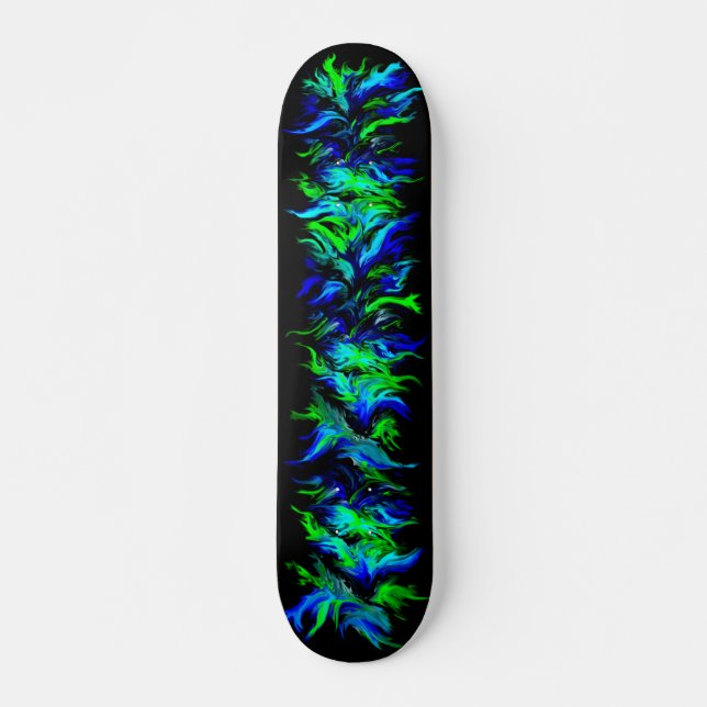 Skateboard Artdeco in Regenbogen Style (Front)