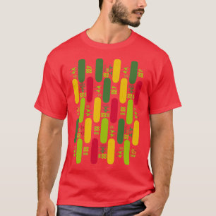 Skateboard Assembly Pattern GRN T-Shirt