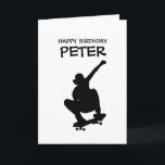 SKATEBOARD  Axle Stall HAPPY BIRTHDAY Boy Card<br><div class="desc">SKATEBOARD HAPPY BIRTHDAY Boy Nothing says "I care" like a personalised, high quality card with a heartfelt message. Many will value a good, personalised card over the gift it comes with. A card that will keep its quality for a lifetime, to always remind that special person of that beautiful memory....</div>