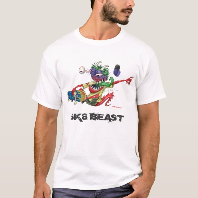 Skateboard Beast T-shirt (Front)