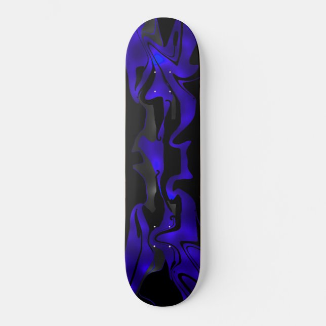 Skateboard Blue Glow (Front)