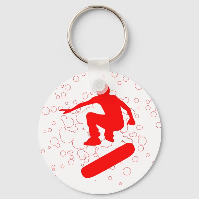 skateboard. bubbles. key ring (Front)