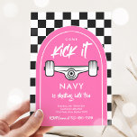 Skateboard Come Kick It Urban Sport Birthday Party Invitation<br><div class="desc">Skateboard Come Kick It Urban Sport Birthday Party Invitation
All designs are © PIXEL PERFECTION PARTY LTD</div>