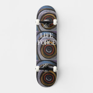 SKATEBOARD DESIGN BY ARTIST PAULA REILLY.
