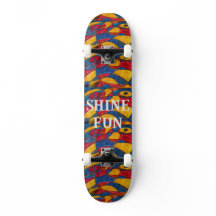 SKATEBOARD DESIGN BY ARTIST PAULA REILLY.