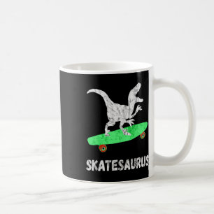 Skateboard Dinosaur Skateboarding T-rex Funny Skat Coffee Mug