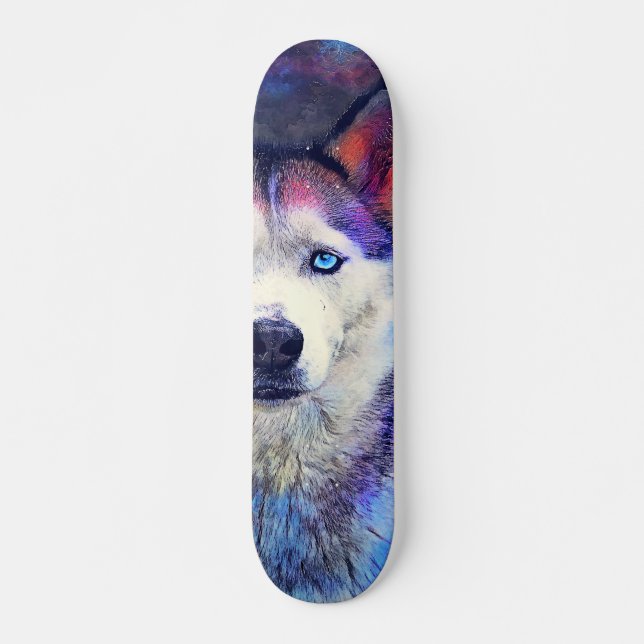 Skateboard dog husky #skateboard #dog (Front)