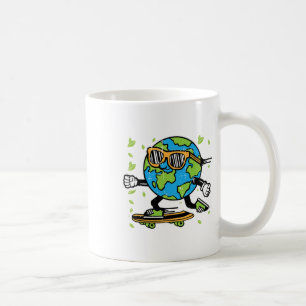 Skateboard Earth Day Environmental Nature Environm Coffee Mug