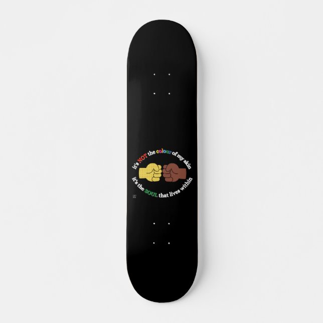 skateboard "END RACISM" (Front)