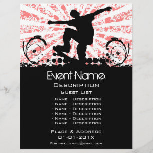 Skateboard Event Promotion Flyer